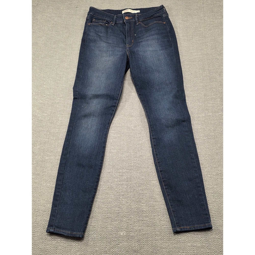 Levi Strauss Signature Mid Rise Skinny Jeans Dark Wash‎ Size 4